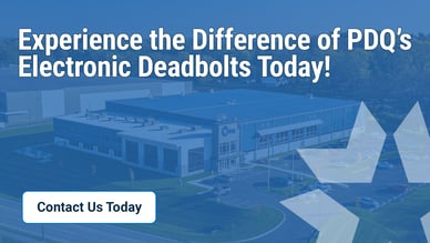 Experience the difference of pdq's electronic deadbolt cta